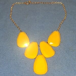 Yellow Statement Necklace